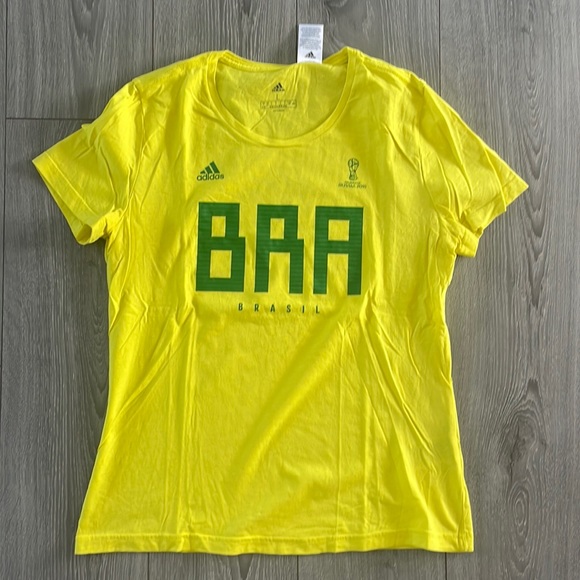 Adidas Brasil FIFA Russia 2018 TShirt - Picture 1 of 4
